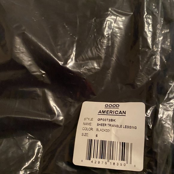 Good American Sheer Triangle Power Sculpt Leggings - Picture 2 of 2